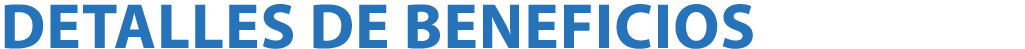 detalles de beneficios